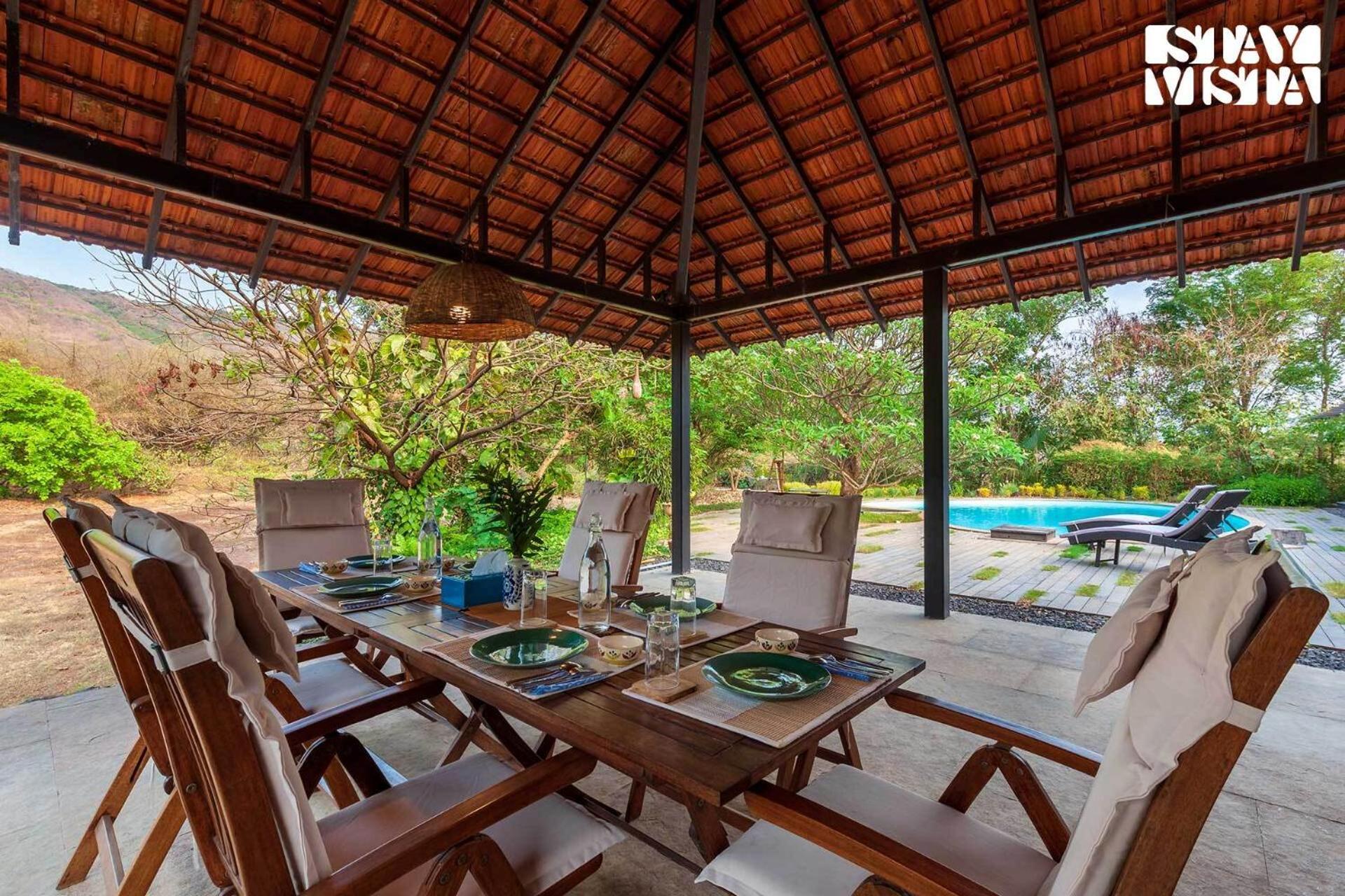Wander Beyond By Stayvista - Featuring A Bali-Themed Abode And A Refreshing Swimming Pool Alībāg Dış mekan fotoğraf