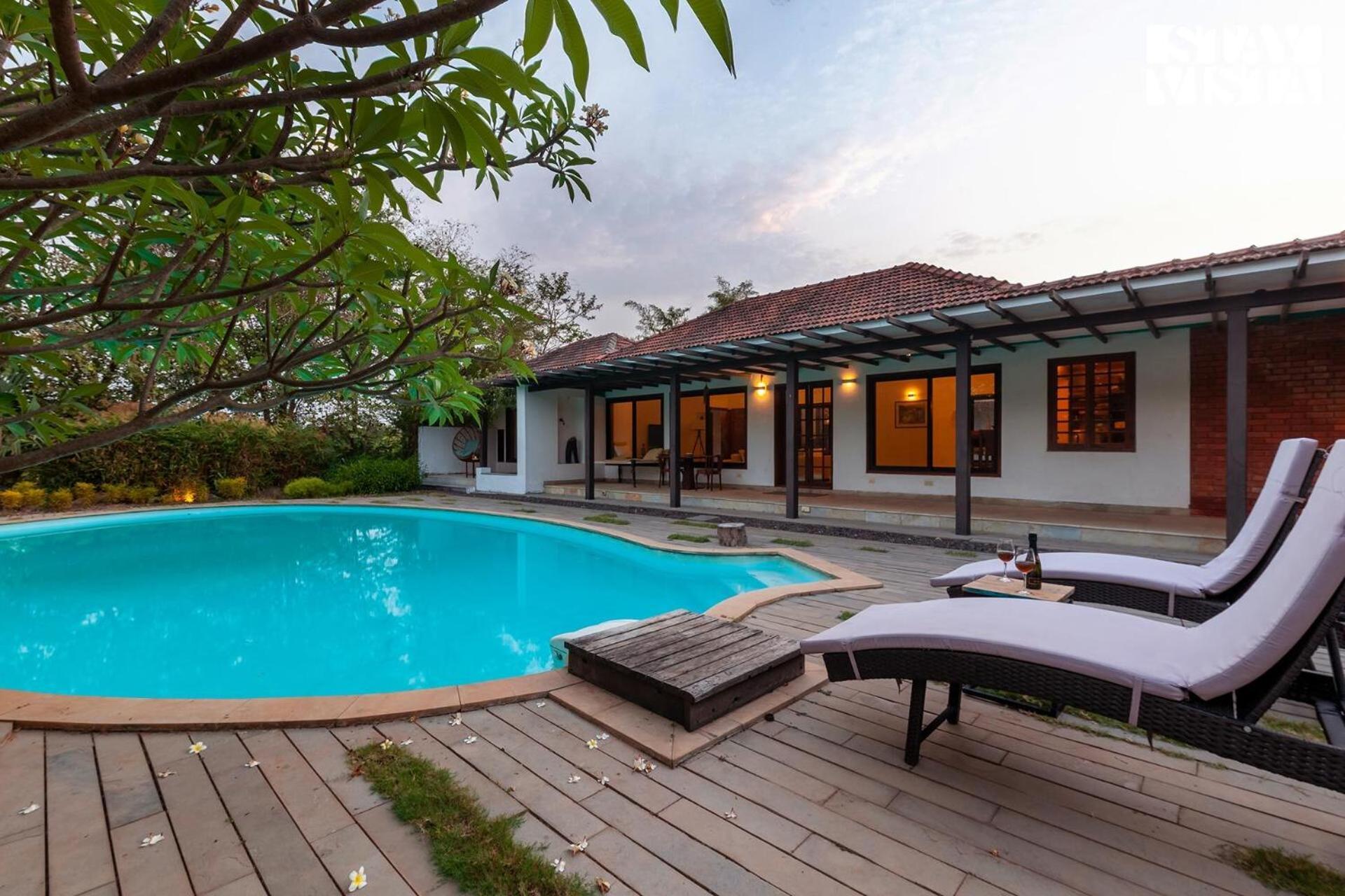 Wander Beyond By Stayvista - Featuring A Bali-Themed Abode And A Refreshing Swimming Pool Alībāg Dış mekan fotoğraf